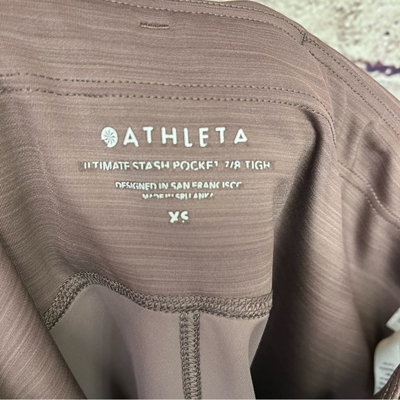 Athleta Pink Rose Ultimate Stash Pocket Leggings - Picture 9 of 10